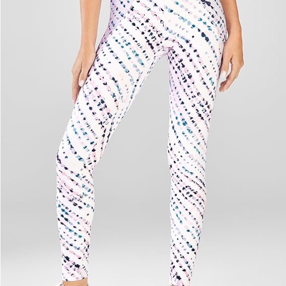 Fabletics Pants - FABLETICS Define PowerHold® High-Waisted Legging,Large, Dotted Splash Bubblegum